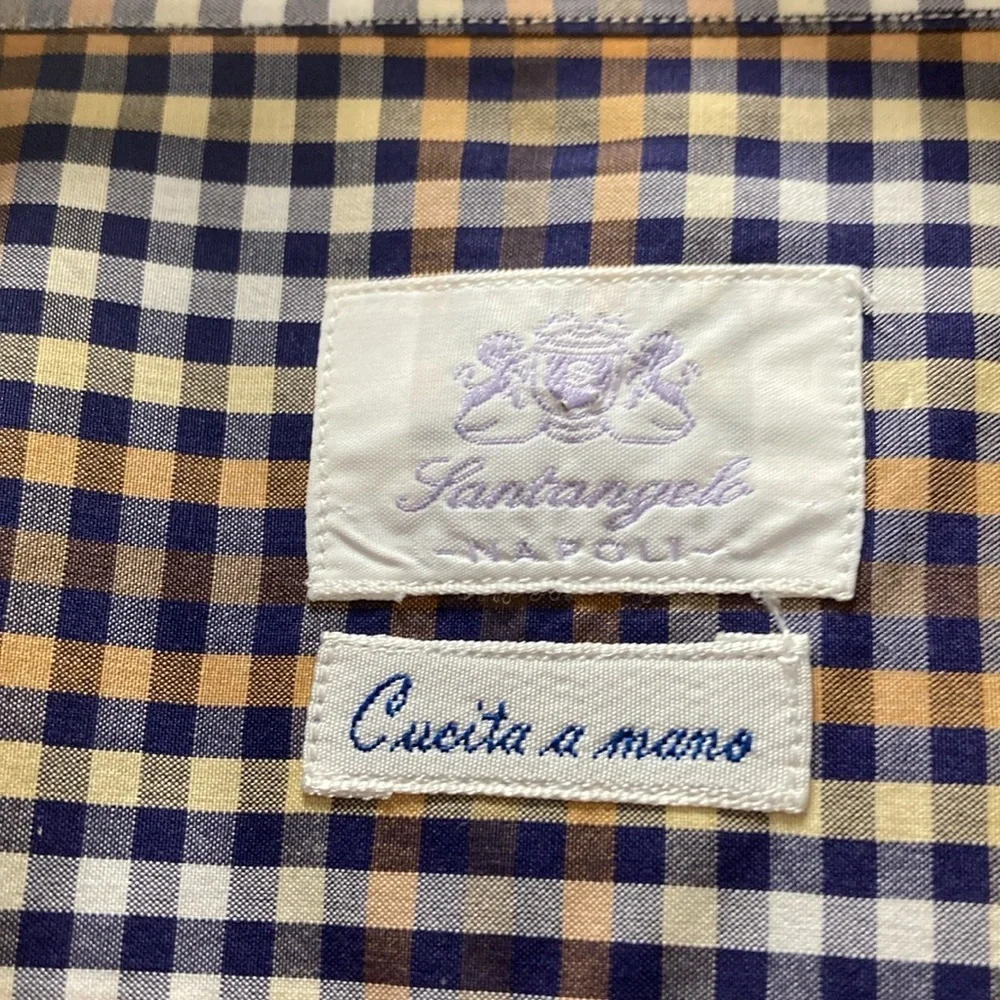 Men's Plaid Button-Down Shirt
